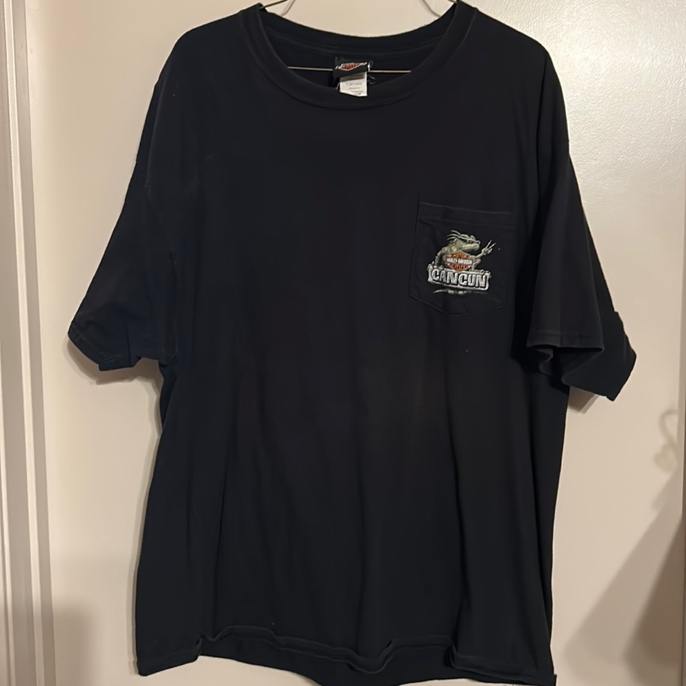 Harley Davidson tee shirt from Cancun.